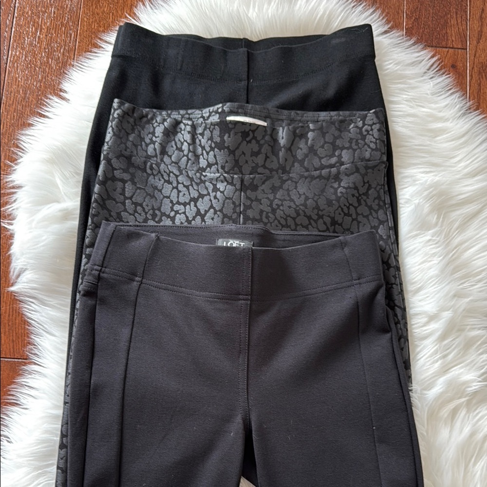 Lot of 3 LOFT Leggings SZ XSP EUC